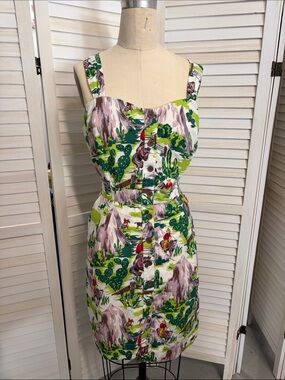 Emily and Fin Cowboy Print button up dress